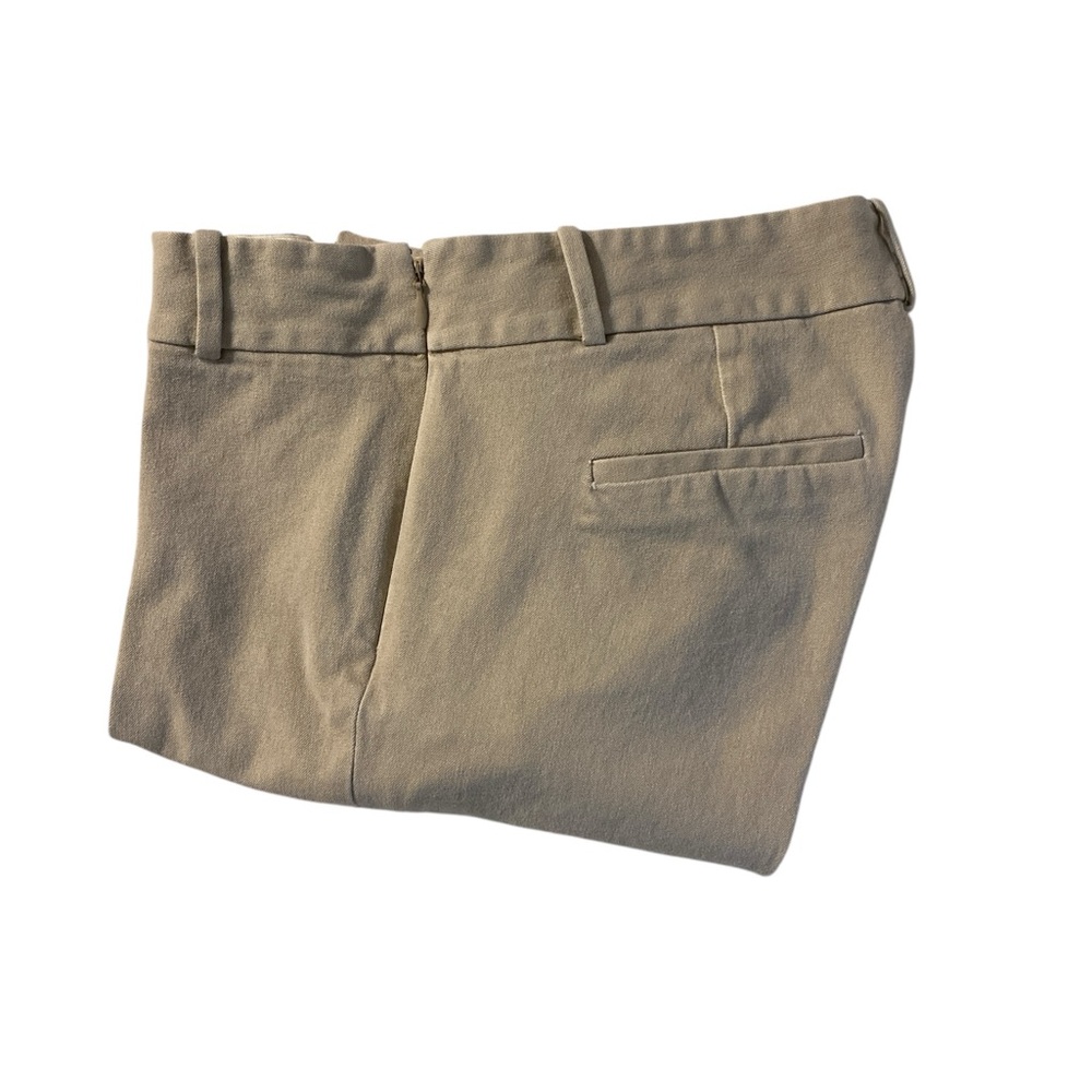 J. Crew Size 2 Stretch Minnie Low Rise Khaki Tan Skinny Leg Trouser Dress Pants